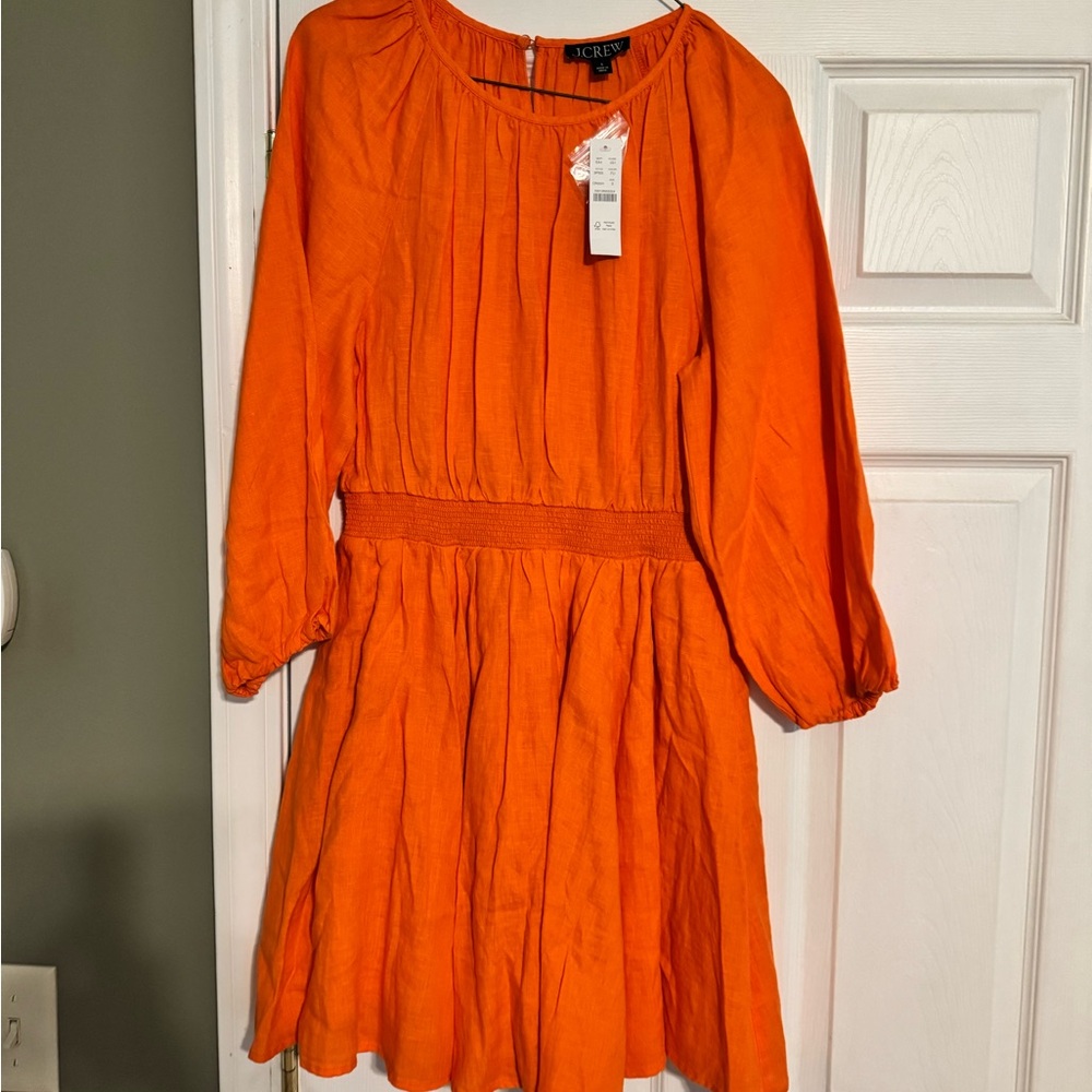 J. Crew Orange Mini Dress